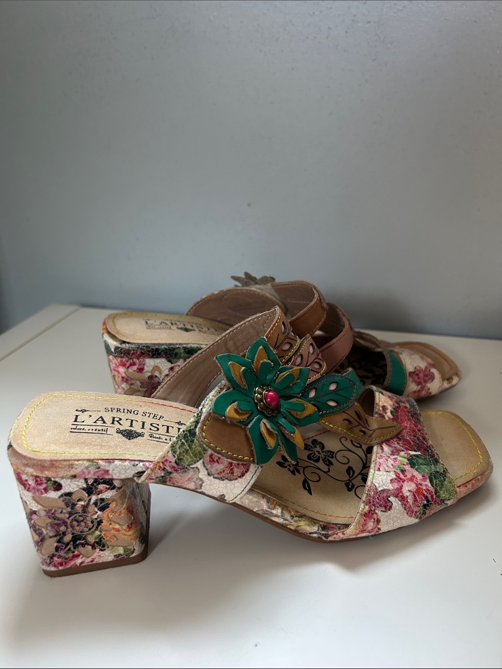 L'Artiste Spring Step Floral Sandal Slide
